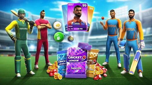 Cricket League MOD APK V1.26.0 (Unlimited Money/Unlocked)