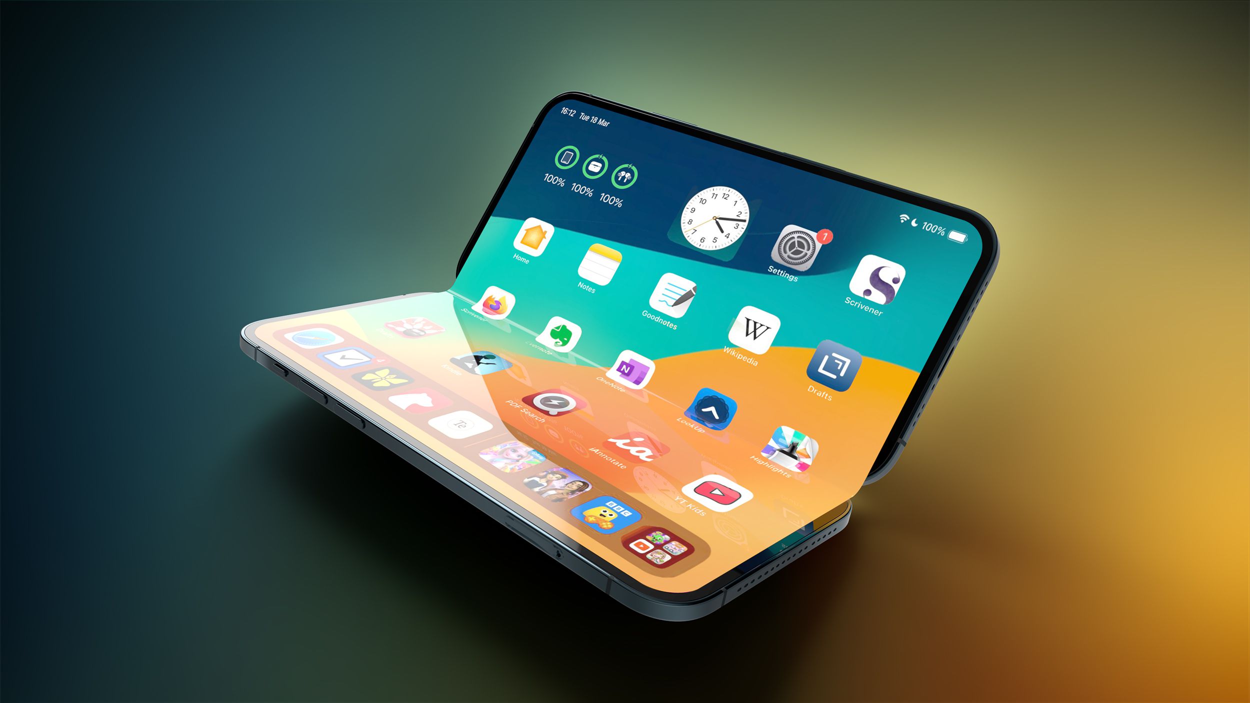 Leak Reveals iPhone Fold Display Sizes, Resolutions, and Camera Details