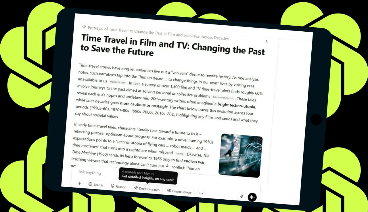 ChatGPT Finally Has a Free (but Limited) Deep Research Tool